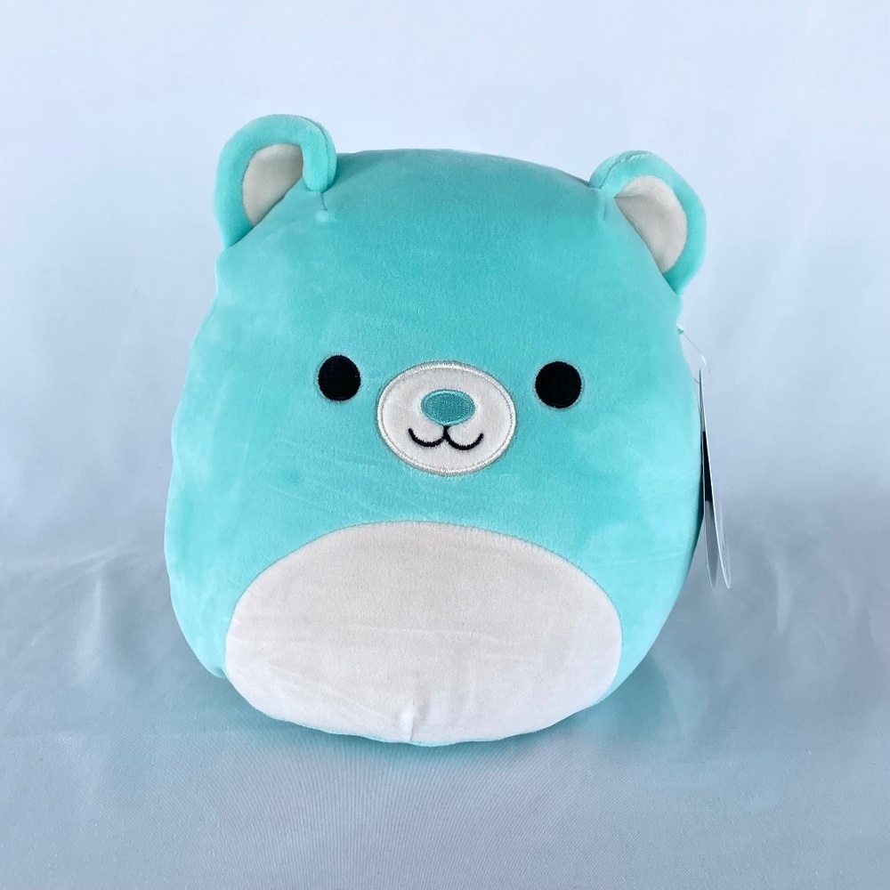 Belinda the Teal Blue Bear 8” Squishmallow NWT